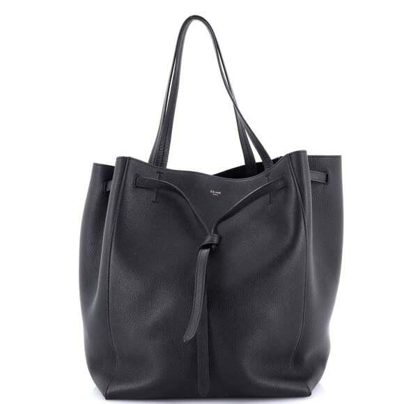 Celine Handbags - Celine Phantom Tie Cabas Tote Leather #166528C13B